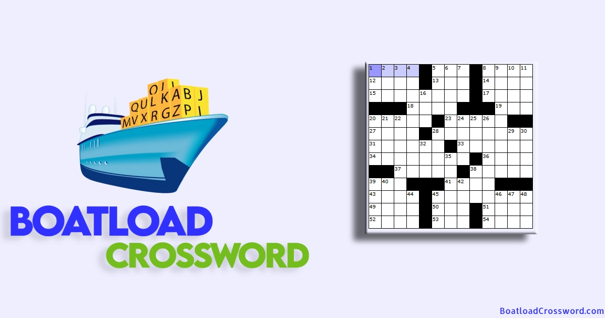 Boatload Crossword